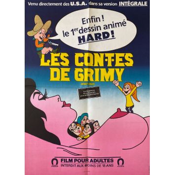 LES CONTES DE GRIMY Affiche de film 44x61cm - 40x60 cm. - 1972 - Hubert Mentel, Richard Meintz