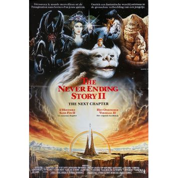 THE NEVERENDING STORY II Belgian Movie Poster- 15x21 in. - 1990 - George Miller, Jonathan Brandis