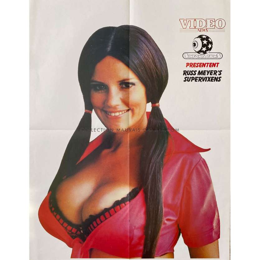 SUPERVIXENS French Video Poster- 15x21 in. - 1975 - Russ Meyer, Charles Napier