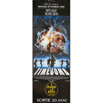 TIMEBOMB French Movie Poster- 23x63 in. - 1991 - Avi Nesher, Michael Biehn