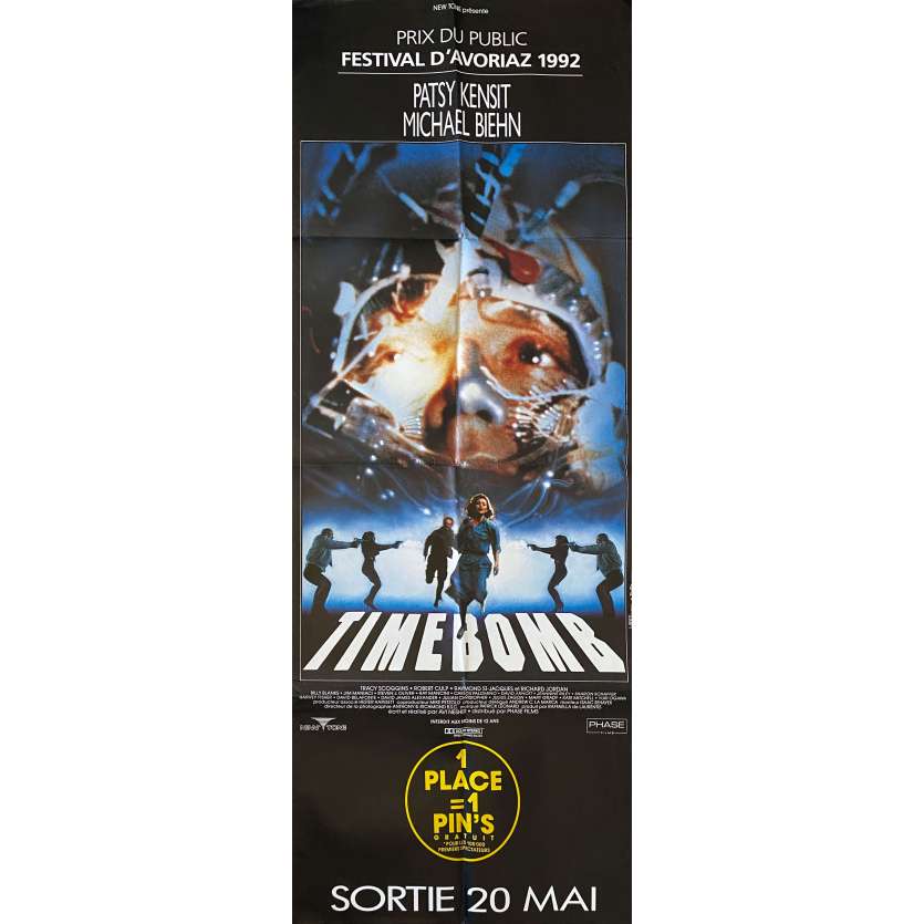 TIMEBOMB Affiche de film- 60x160 cm. - 1991 - Michael Biehn, Avi Nesher