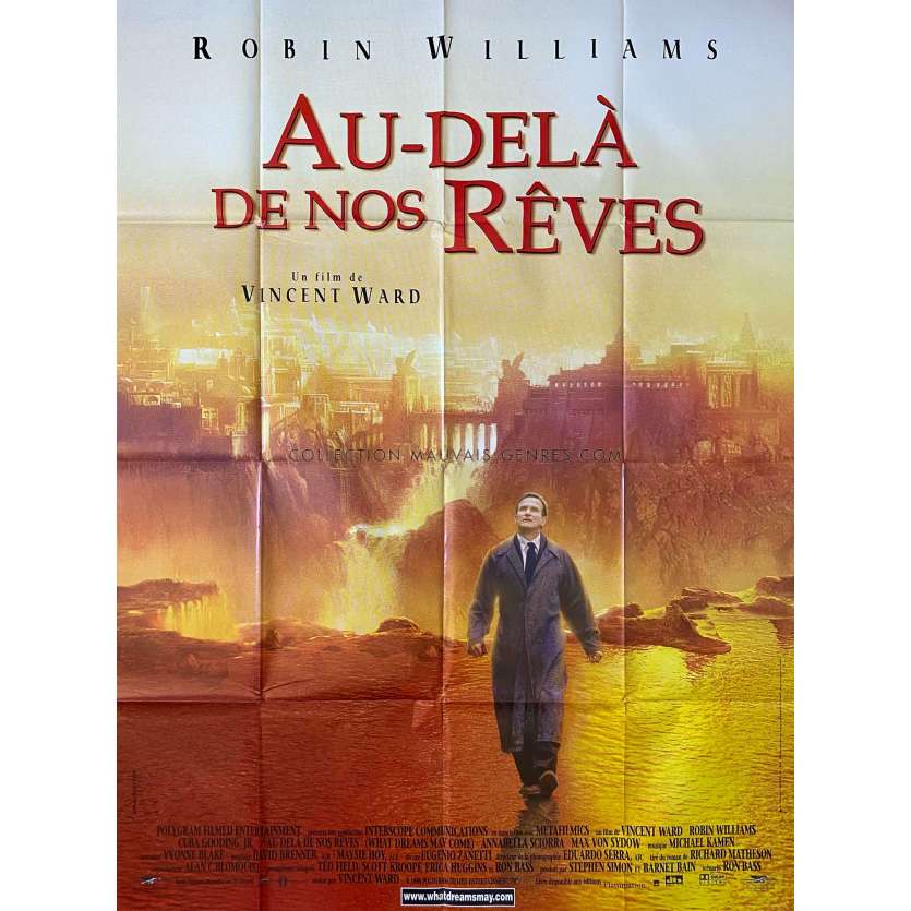 AU DELA DE NOS REVES Affiche de film- 120x160 cm. - 1998 - Robin Williams, Vincent Ward