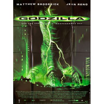 GODZILLA (1998) Affiche de film- 120x160 cm. - 1998 - Matthew Broderick, Roland Emmerich