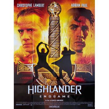 HIGHLANDER 4 ENDGAME Affiche de film- 120x160 cm. - 2000 - Christopher Lambert, Douglas Aarniokoski