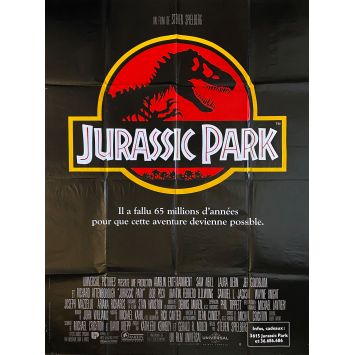 JURASSIC PARK Affiche de film- 120x160 cm. - 1993 - Sam Neil, Steven Spielberg