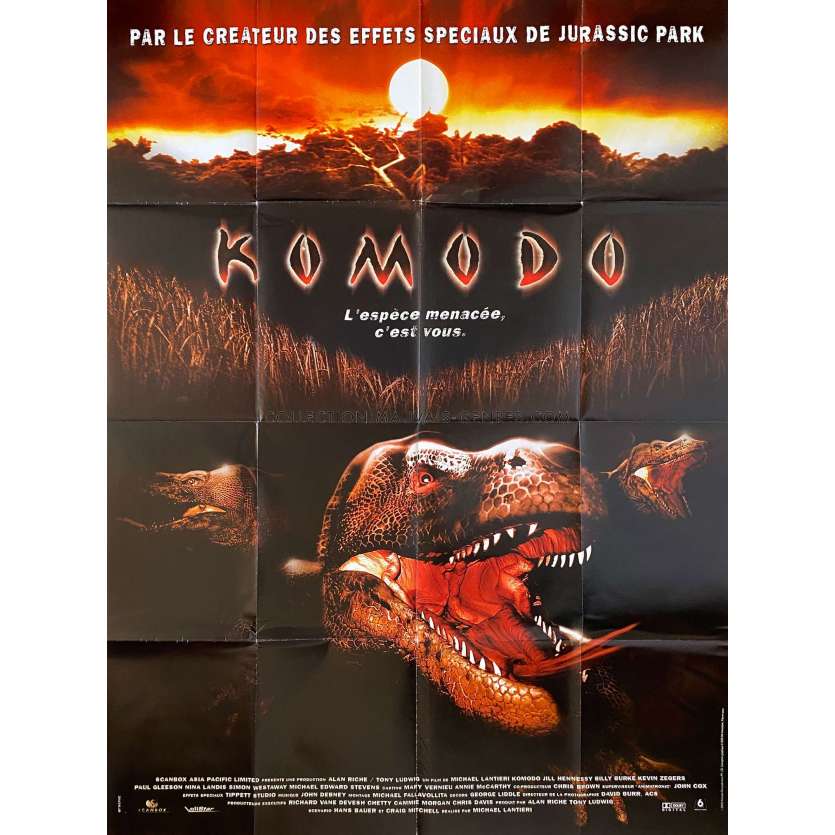 KOMODO Affiche de film- 120x160 cm. - 1999 - Jill Hennessy, Michael Lantieri