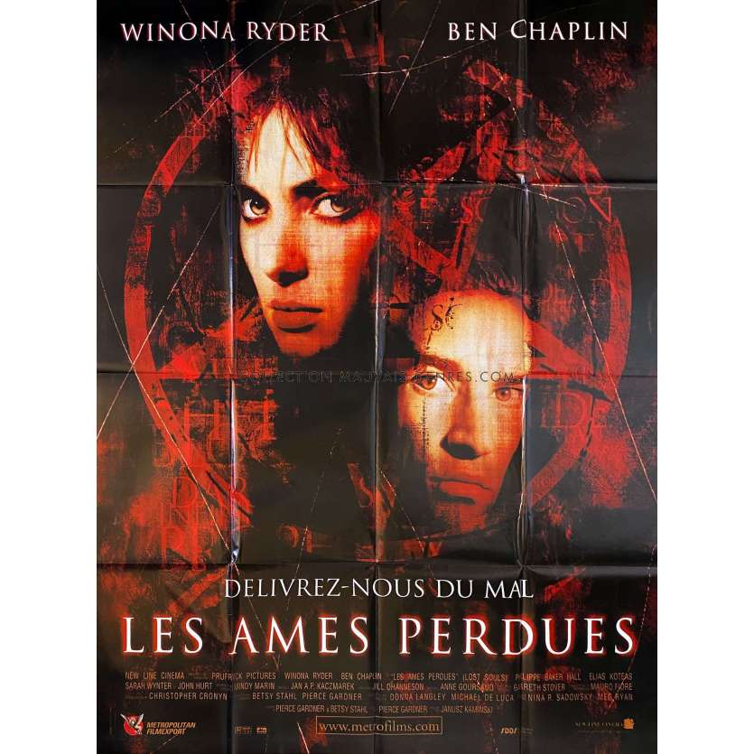 LES AMES PERDUES Affiche de film- 120x160 cm. - 1999 - Winona Ryder, Janusz Kaminski