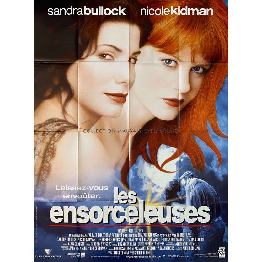 LES ENSORCELEUSES Affiche de film- 120x160 cm. - 1998 - Sandra Bullock, Griffin Dunne