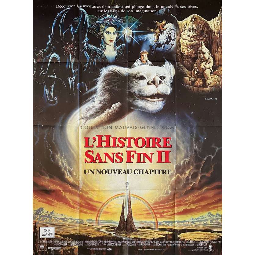 L'HISTOIRE SANS FIN 2 Affiche de film- 120x160 cm. - 1990 - Jonathan Brandis, George Miller