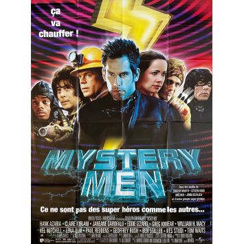 MYSTERY MEN French Movie Poster- 47x63 in. - 1999 - Kinka Usher, Ben Stiller