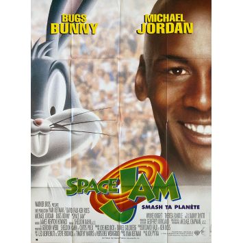 SPACE JAM French Movie Poster- 47x63 in. - 1996 - Bugs Bunny, Michael Jordan