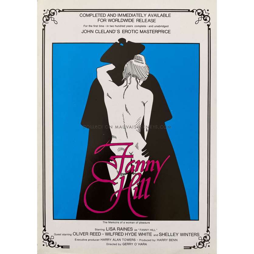 FANNY HILL US Herald/Trade Ad- 9x14 in. - 1983 - Gerry O'Hara, Oliver Reed