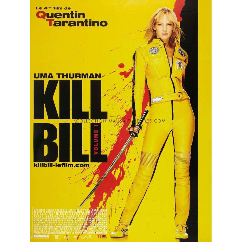 KILL BILL Affiche FR French Poster 15x21 '02 Tarantino, Uma Thurman, movie poster