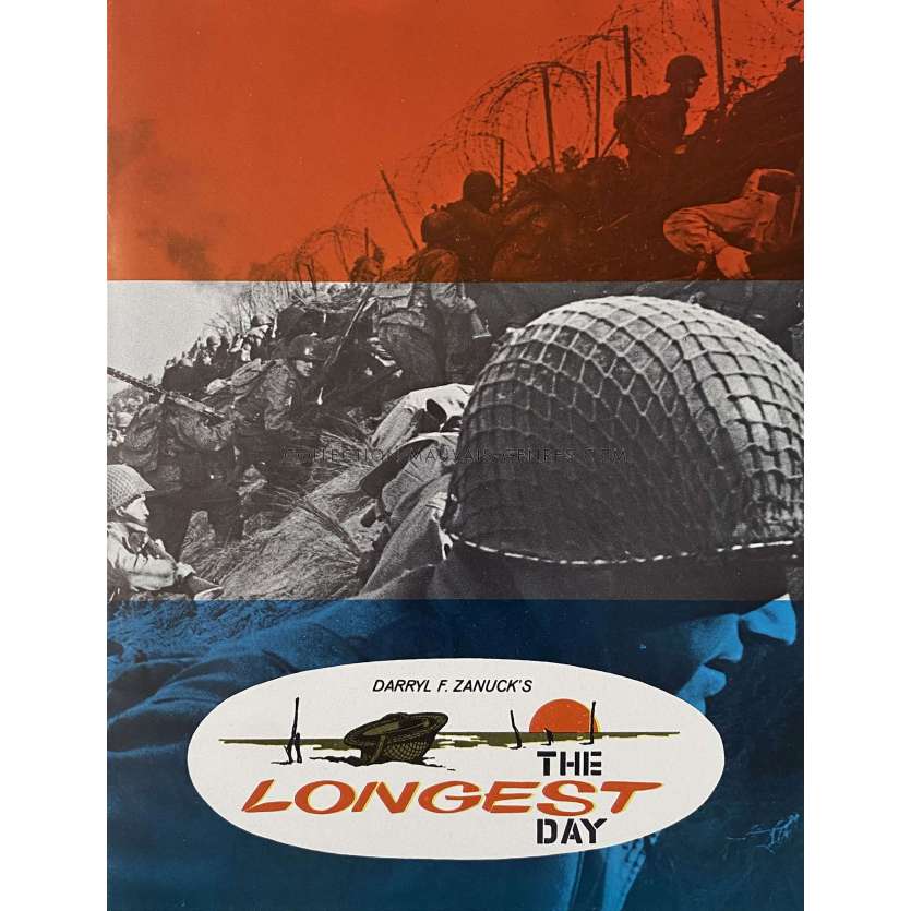 THE LONGEST DAY US Pressbook 24p - 10x12 in. - 1962 - Ken Annakin, John Wayne