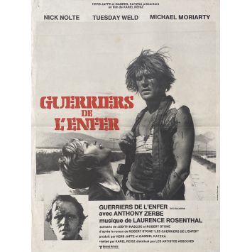 GUERRIERS DE L'ENFER Affiche de film- 40x54 cm. - 1978 - Nick Nolte, Karel Reisz