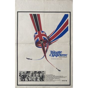 LA BATAILLE D'ANGLETERRE Affiche de film- 40x54 cm. - 1969 - Michael Caine, Guy Hamilton