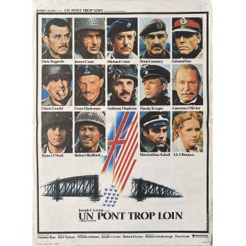 A BRIDGE TOO FAR French Movie Poster- 15x21 in. - 1977 - Richard Attenborough, Sean Connery