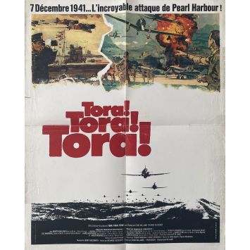 TORA TORA TORA French Movie Poster- 17x21 in. - 1970 - Richard Fleischer, Martin Balsam