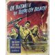 BATTLE AT BLOODY BEACH French Movie Poster- 17x21 in. - 1961 - Herbert Coleman, Audie Murphy