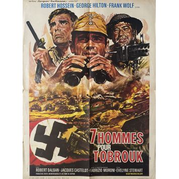 LA BATTAGLIA DEL DESERTO French Movie Poster- 23x32 in. - 1969 - Mino Loy, Robert Hossein