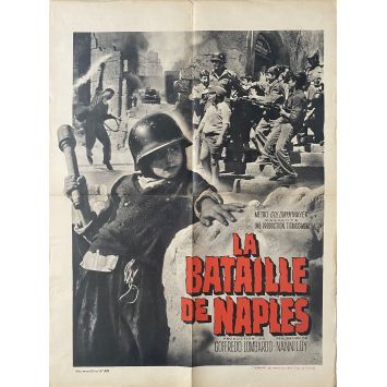 LA BATAILLE DE NAPLES Affiche de film- 60x80 cm. - 1962 - Raffaele Barbato, Nanni Loy