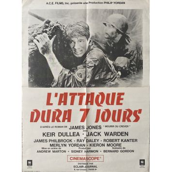 L'ATTAQUE DURA 7 JOURS Affiche de film- 60x80 cm. - 1964 - Keir Dullea, Andrew Marton