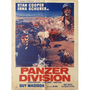 THE BATTLE OF THE LAST PANZER French Movie Poster- 23x32 in. - 1969 - José Luis Merino, Stelvio Rosi