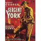 SERGEANT YORK French Movie Poster- 23x32 in. - 1941 - Howard Hawks, Gary Cooper