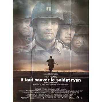 SAVING PRIVATE RYAN French Movie Poster- 47x63 in. - 1998 - Steven Spielberg, Tom Hanks