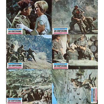 LES CENTURIONS Photos de film x6 - jeu A - 21x30 cm. - 1966 - Anthony Quinn, Mark Robson