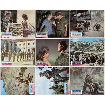 LOST COMMAND French Lobby Cards x9 - set B - 10x12 in. - 1966 - Mark Robson, Anthony Quinn