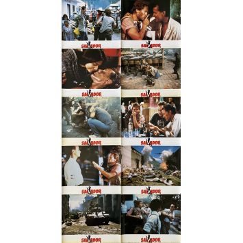 SALVADOR French Lobby Cards x10 - 9x12 in. - 1986 - Oliver Stone, James Woods
