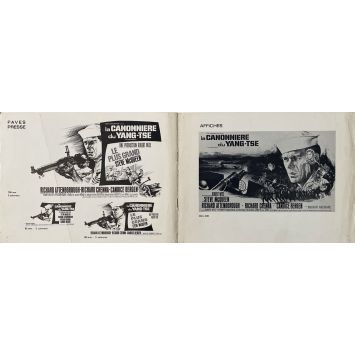 LA CANONNIERE DU YANG-TSE Synopsis 8p - 24x30 cm. - 1966 - Steve McQueen, Robert Wise
