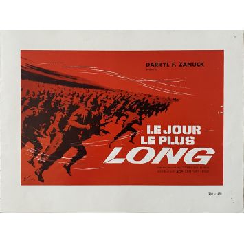 THE LONGEST DAY French Herald/Trade Ad 12p - 10x12 in. - 1962 - Ken Annakin, John Wayne