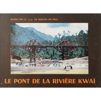 THE BRIDGE ON THE RIVER KWAI French Herald/Trade Ad 4p - 10x12 in. - 1957 - David Lean, William Holden