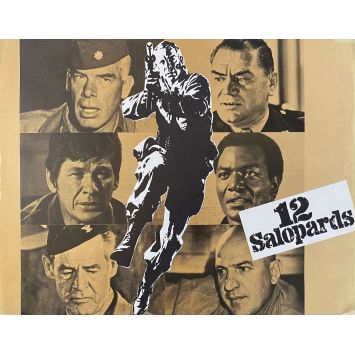 LES 12 SALOPARDS Synopsis 4p - 24x30 cm. - 1967 - Lee Marvin, Robert Aldrich