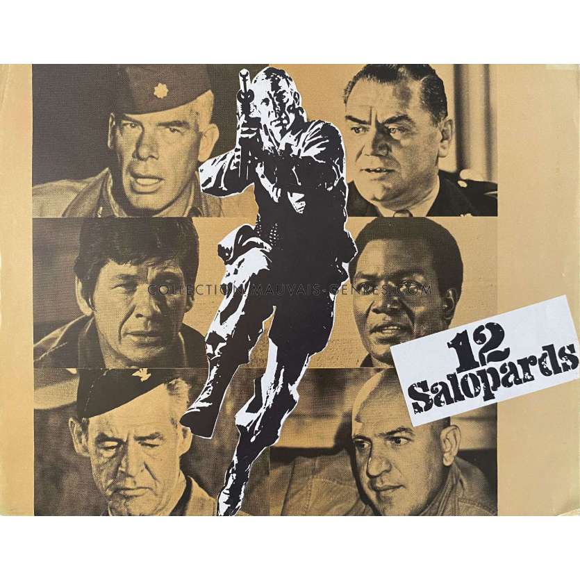 LES 12 SALOPARDS Synopsis 4p - 24x30 cm. - 1967 - Lee Marvin, Robert Aldrich