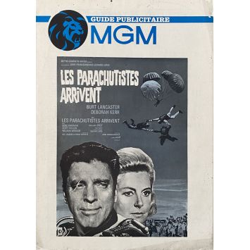 LES PARACHUTISTES ARRIVENT Synopsis 6p - 21x30 cm. - 1969 - Burt Lancaster, John Frankenheimer