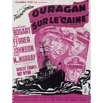 OURAGAN SUR LE CAINE Synopsis 2p - 24x30 cm. - 1954 - Humphrey Bogart, Edward Dmytryk