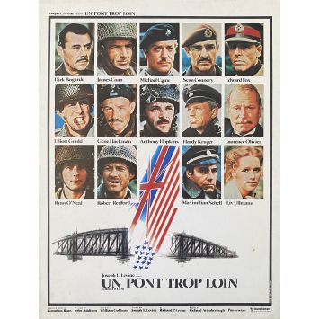 A BRIDGE TOO FAR French Herald/Trade Ad 4p - 10x12 in. - 1977 - Richard Attenborough, Sean Connery