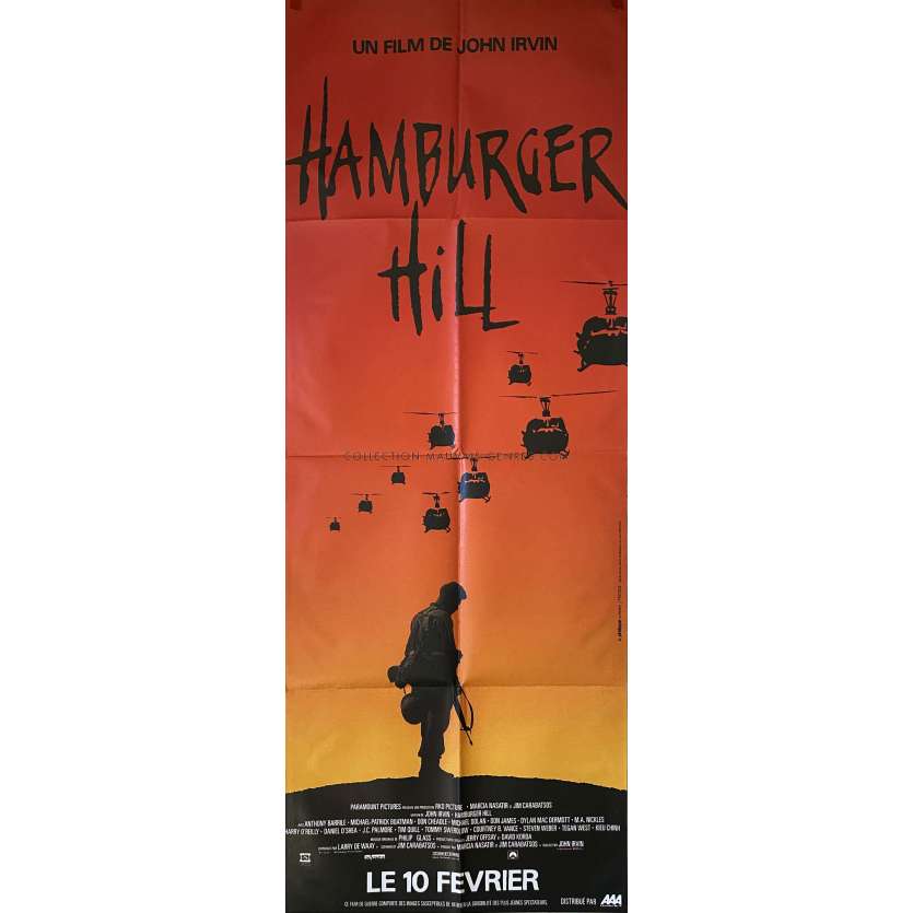 HAMBURGER HILL Affiche de film- 60x160 cm. - 1987 - Don Cheadle, John Irvin