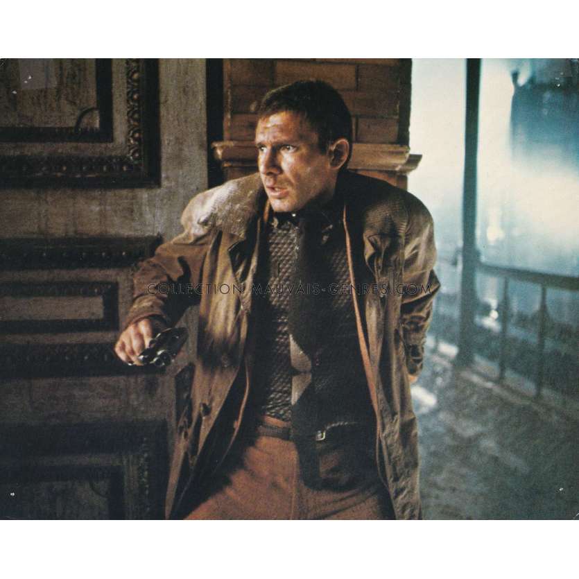 BLADE RUNNER Original Lobby Card N01 - Deluxe - 8x10 in. - 1982 - Ridley Scott, Harrison Ford