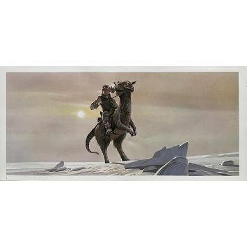STAR WARS - L'EMPIRE CONTRE ATTAQUE Artwork N01 - 25x53 cm. - 1980 - Harrison Ford, George Lucas