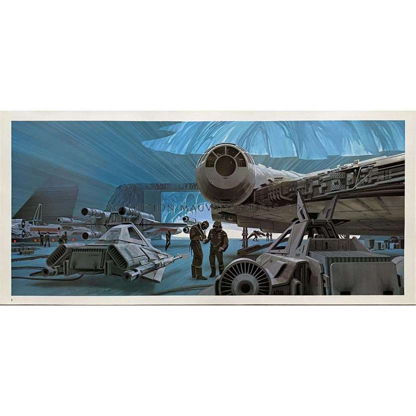 STAR WARS - L'EMPIRE CONTRE ATTAQUE Artwork N07 - 25x53 cm. - 1980 - Harrison Ford, George Lucas
