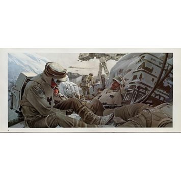 STAR WARS - L'EMPIRE CONTRE ATTAQUE Artwork N09 - 25x53 cm. - 1980 - Harrison Ford, George Lucas