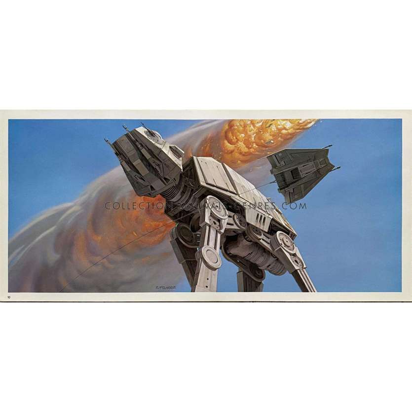 STAR WARS - L'EMPIRE CONTRE ATTAQUE Artwork N10 - 25x53 cm. - 1980 - Harrison Ford, George Lucas