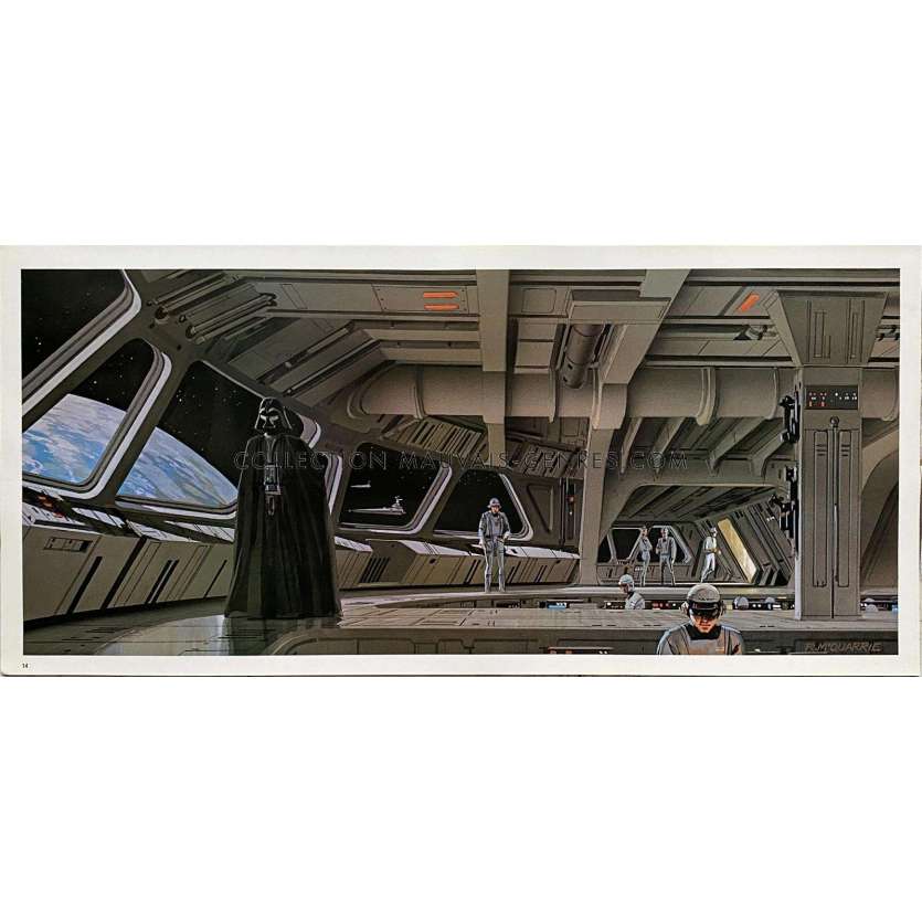 STAR WARS - L'EMPIRE CONTRE ATTAQUE Artwork N14 - 25x53 cm. - 1980 - Harrison Ford, George Lucas