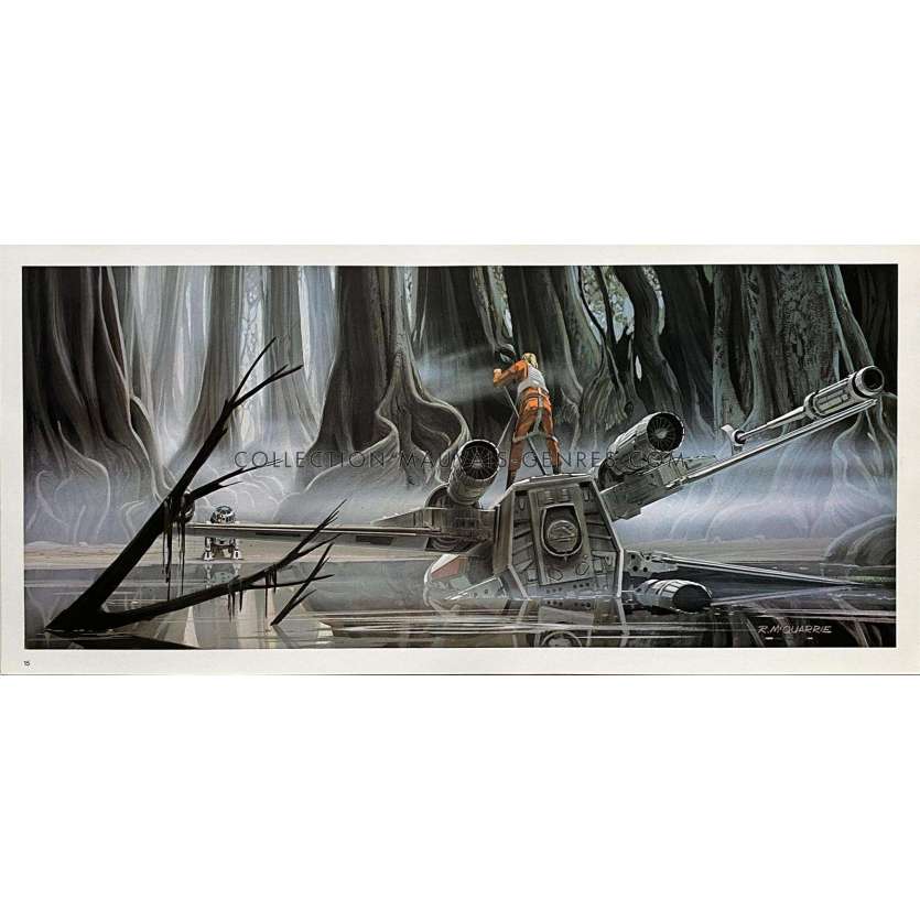 STAR WARS - L'EMPIRE CONTRE ATTAQUE Artwork N15 - 25x53 cm. - 1980 - Harrison Ford, George Lucas