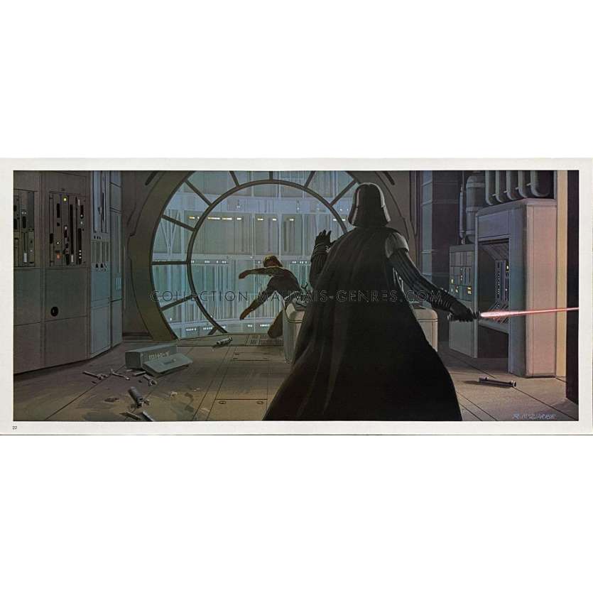 STAR WARS - L'EMPIRE CONTRE ATTAQUE Artwork N22 - 25x53 cm. - 1980 - Harrison Ford, George Lucas