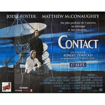 CONTACT Affiche de film- 400x300 cm. - 1997 - Jodie Foster, Robert Zemeckis